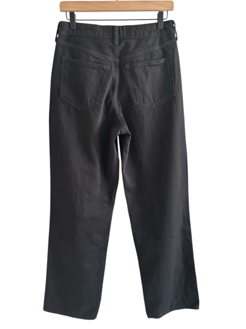 Abercrombie Fitch Curve Love Black Jeans High Rise Loose Stretch Casual 26 Long - Picture 8 of 16